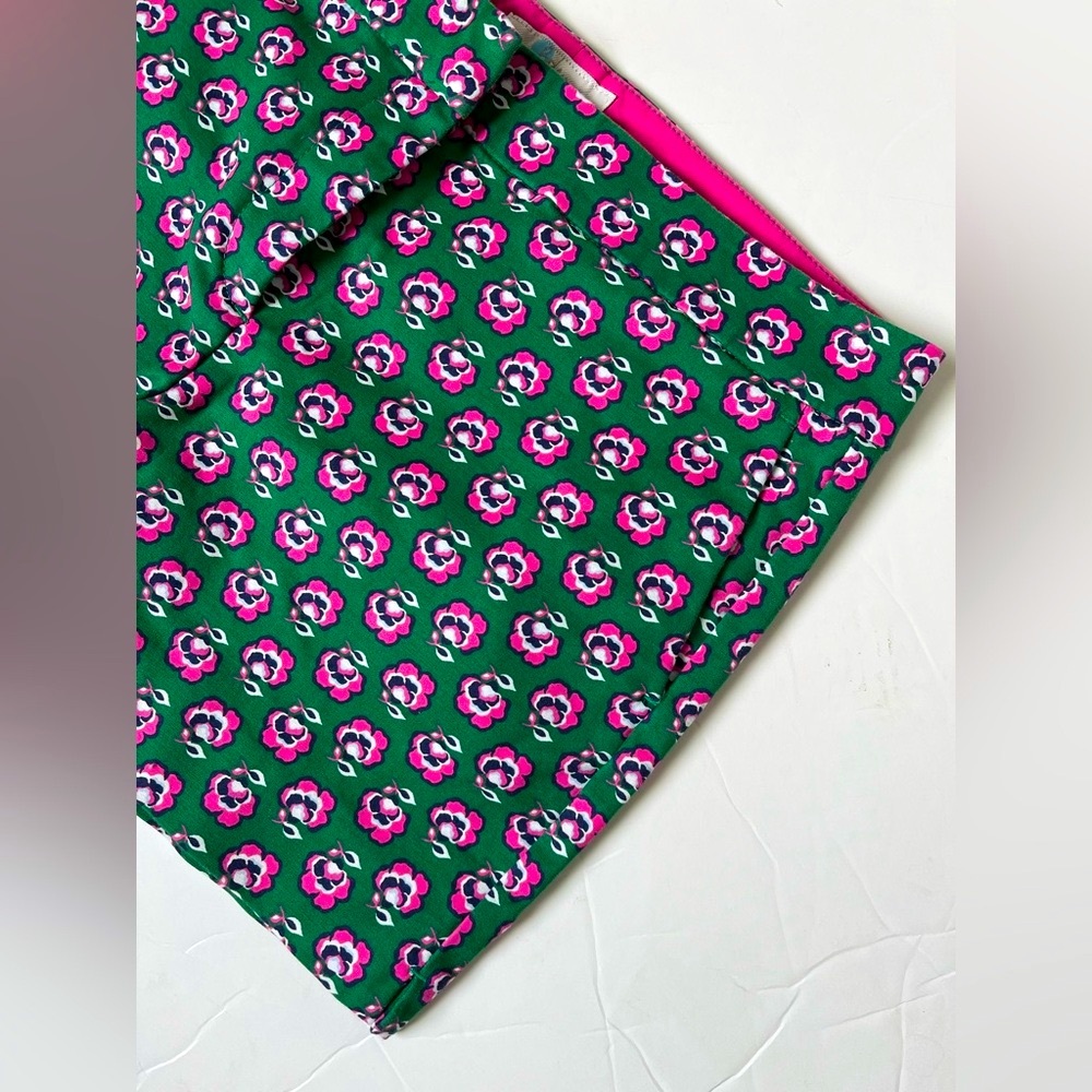 Boden pink/green print Richmond shorts sz 6 - Picture 4 of 8